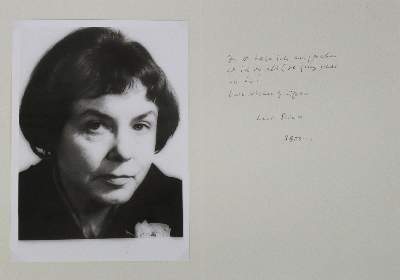 Bild Nr.2: 124-1955 Rinser, Luise: (Autographen)