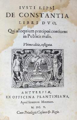 Bild Nr.1: 124-201 Lipsius,J.: (Alte Drucke, Handschriften und Theologie)