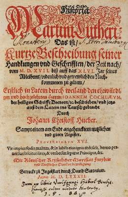 Bild Nr.1: 124-205 Cochlaeus,J.: (Luther)