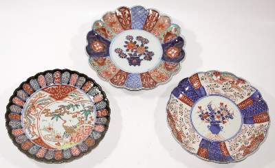 Bild Nr.1: 124-2084 3 Imari Teller: (Asiatika)