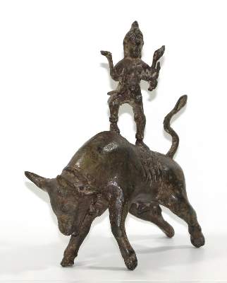 Bild Nr.3: 124-2087 Buddha auf Stier: (Asiatika)