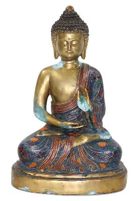 Bild Nr.1: 124-2105 Cloisonné Buddha: (Asiatika)