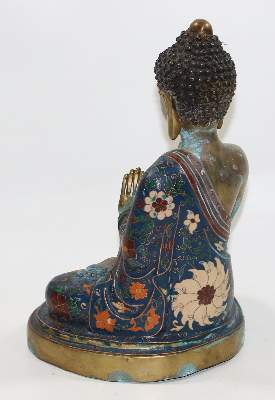 Bild Nr.2: 124-2105 Cloisonné Buddha: (Asiatika)