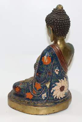 Bild Nr.2: 124-2106 Cloisonné Buddha: (Asiatika)