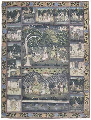 Bild Nr.1: 124-2116 Pichvai - Pichhwai.: (Asiatika, Indien)