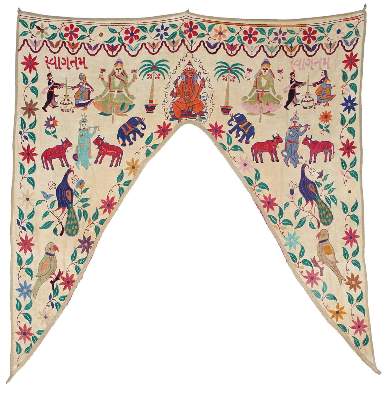 Bild Nr.1: 124-2127 Kantha Türbehang.: (Asiatika)