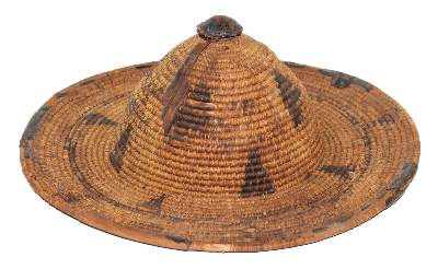 Bild Nr.1: 124-2129 Kolonialzeit Basthut.: (Asiatika)