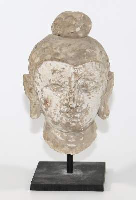 Bild Nr.1: 124-2130 Kopf des Buddha.: (Asiatika)