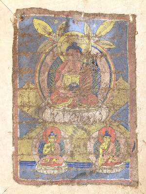 Bild Nr.2: 124-2135 Miniaturthangka.: (Asiatika)