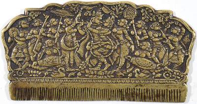Bild Nr.1: 124-2139 Prächtiger Bronzekamm: (Asiatika)