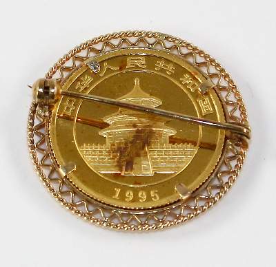 Bild Nr.2: 124-2170 1/4 oz. Goldpanda 1995: (Münzen und Medaillen)