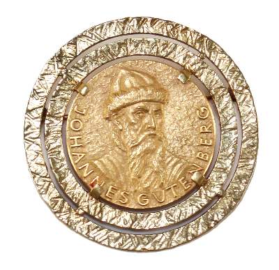 Bild Nr.1: 124-2173 Gutenberg, J. 900 GG: (Münzen und Medaillen)