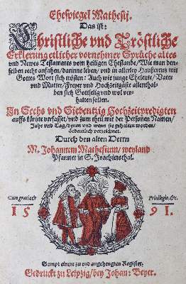 Bild Nr.1: 124-221 Mathesius,J.: (Alte Drucke, Handschriften und Theologie)