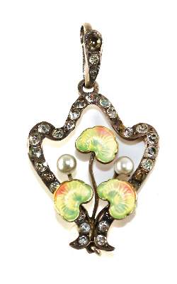 Bild Nr.1: 124-2219 Jugendstilanhänger.: (Schmuck, Anhänger)