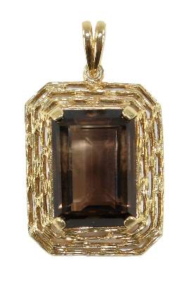 Bild Nr.1: 124-2226 Prächtiger Rauchtopas: (Schmuck, Anhänger)