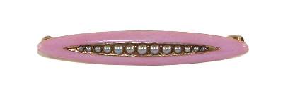 Bild Nr.1: 124-2244 Jugendstilbrosche 585 GG.: (Schmuck, Broschen)