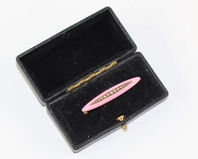 Bild Nr.2: 124-2244 Jugendstilbrosche 585 GG.: (Schmuck, Broschen)