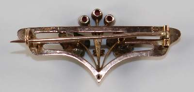 Bild Nr.2: 124-2247 Jugendstilbrosche Pforzheim: (Schmuck, Broschen)