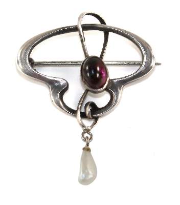 Bild Nr.1: 124-2249 Pforzheim Jugendstilbrosche: (Schmuck, Broschen)