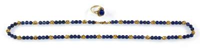 Bild Nr.1: 124-2254 Collier u. Ring: (Schmuck, Colliers)