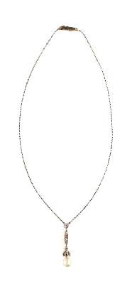 Bild Nr.1: 124-2257 Jugendstilcollier mit Brillanten: (Schmuck, Colliers)