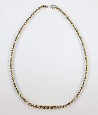 Bild Nr.2: 124-2259 Kordelkette 585 GG: (Schmuck, Colliers)