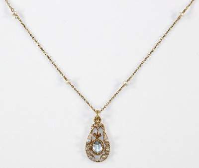 Bild Nr.2: 124-2262 Traumhaftes Jugendstilcollier.: (Schmuck, Colliers)