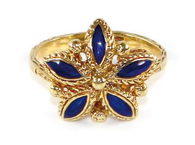 Bild Nr.1: 124-2274 750 GG Damenring.: (Schmuck, Ringe)