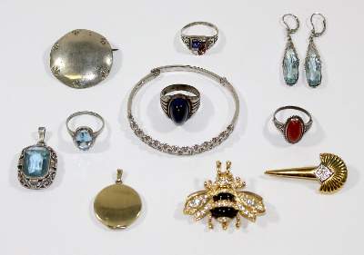 Bild Nr.1: 124-2284 Art Deco u.: (Schmuck, Sammlungen)