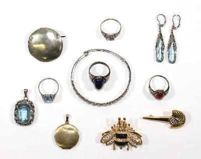 Bild Nr.2: 124-2284 Art Deco u.: (Schmuck, Sammlungen)