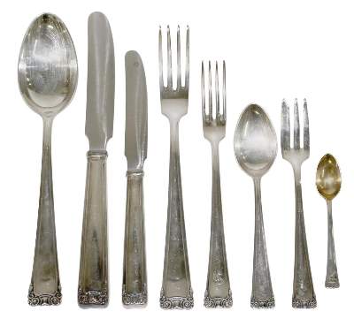 Bild Nr.1: 124-2291 Bruckmann & Söhne 78 tlg.: (Silber)