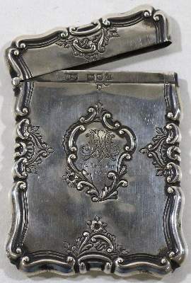 Bild Nr.1: 124-2316 Visitenkartendose: (Silber)