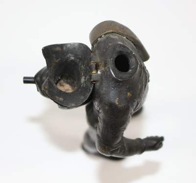 Bild Nr.4: 124-2325 Bronze Bergmann als Flasche.: (Skulpturen - Plastiken, Bergbau)