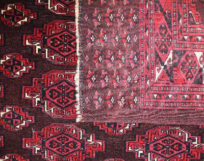 Bild Nr.2: 124-2338 Buchara o. Bochara: (Teppiche)
