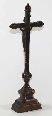 Bild Nr.2: 124-2378 Standkreuz, Kruzifix: (Volkskunst, Religiöse Volkskunst)
