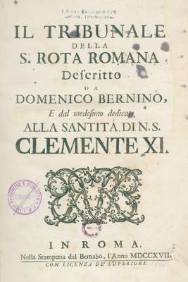 Bild Nr.1: 124-24 Bernino,D.: (Alte Drucke, Handschriften und Theologie)