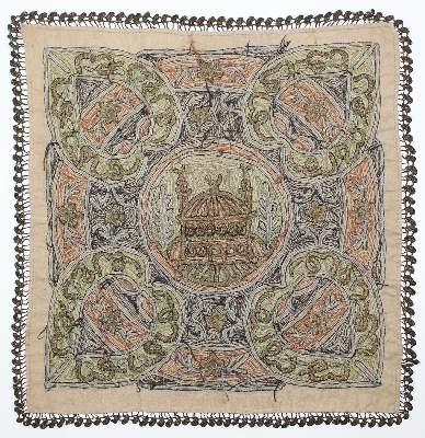 Bild Nr.2: 124-2575 Brokatstickerei.: (Varia, Textil)