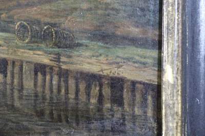 Bild Nr.2: 124-2648 Deutscher Landschaftsmaler.: (Deutschland, Rhein)