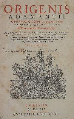 Bild Nr.1: 124-268 Origenes.: (Alte Drucke, Handschriften und Theologie)