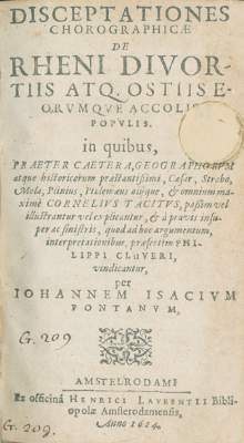 Bild Nr.1: 124-285 Pontanus,J.I.: (Alte Drucke, Handschriften und Theologie)
