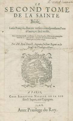 Bild Nr.1: 124-29 Biblia gallica.: (Bibeln)