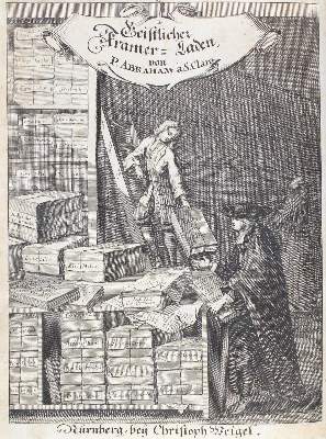Bild Nr.2: 124-3 Abraham a Santa Clara (d.i. U.Megerle).: (Alte Drucke, Handschriften und Theologie)