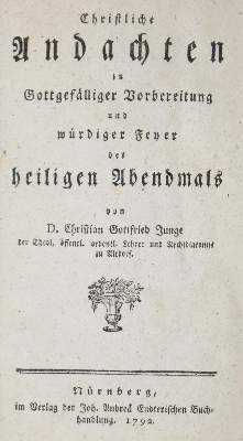Bild Nr.2: 124-302 Sammlung: (Alte Drucke, Handschriften und Theologie)
