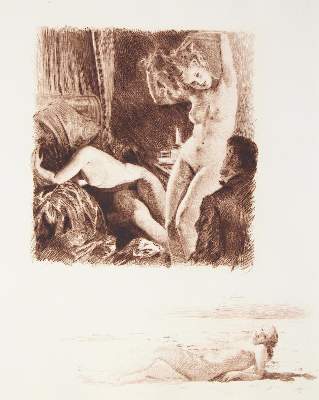 Bild Nr.1: 124-3155 Bécat, Paul Émile: (Künstlergraphik, Erotika - Galantes)
