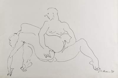 Bild Nr.1: 124-3171 Schaar, Ingrid: (Künstlergraphik, Erotika - Galantes)