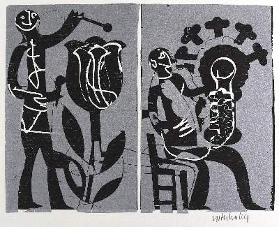 Bild Nr.1: 124-3270 Grieshaber, HAP: (Künstlergraphik)