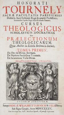 Bild Nr.1: 124-341 Tournely,H.: (Alte Drucke, Handschriften und Theologie)