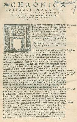 Bild Nr.1: 124-342 (Trithemius,J. (d.i. J.Tritheim).: (Alte Drucke, Handschriften und Theologie)