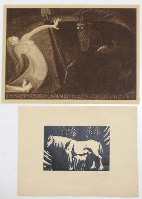 Bild Nr.5: 124-3522 Konvolut: (Künstlergraphik)