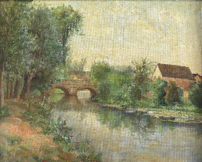 Bild Nr.1: 124-3573 Landschaftsmaler,: (Künstlergraphik)